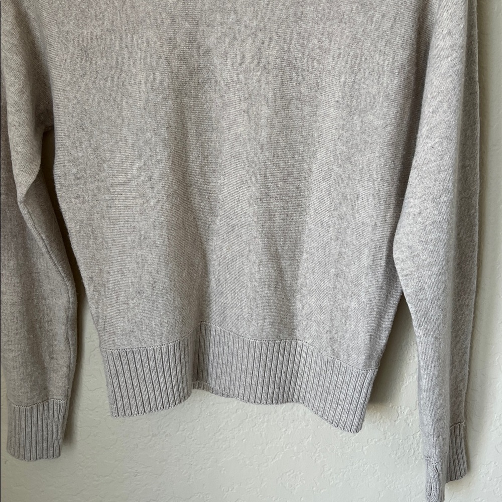 N:philanthropy beige wool cashmere cutout sweater - Picture 3 of 8